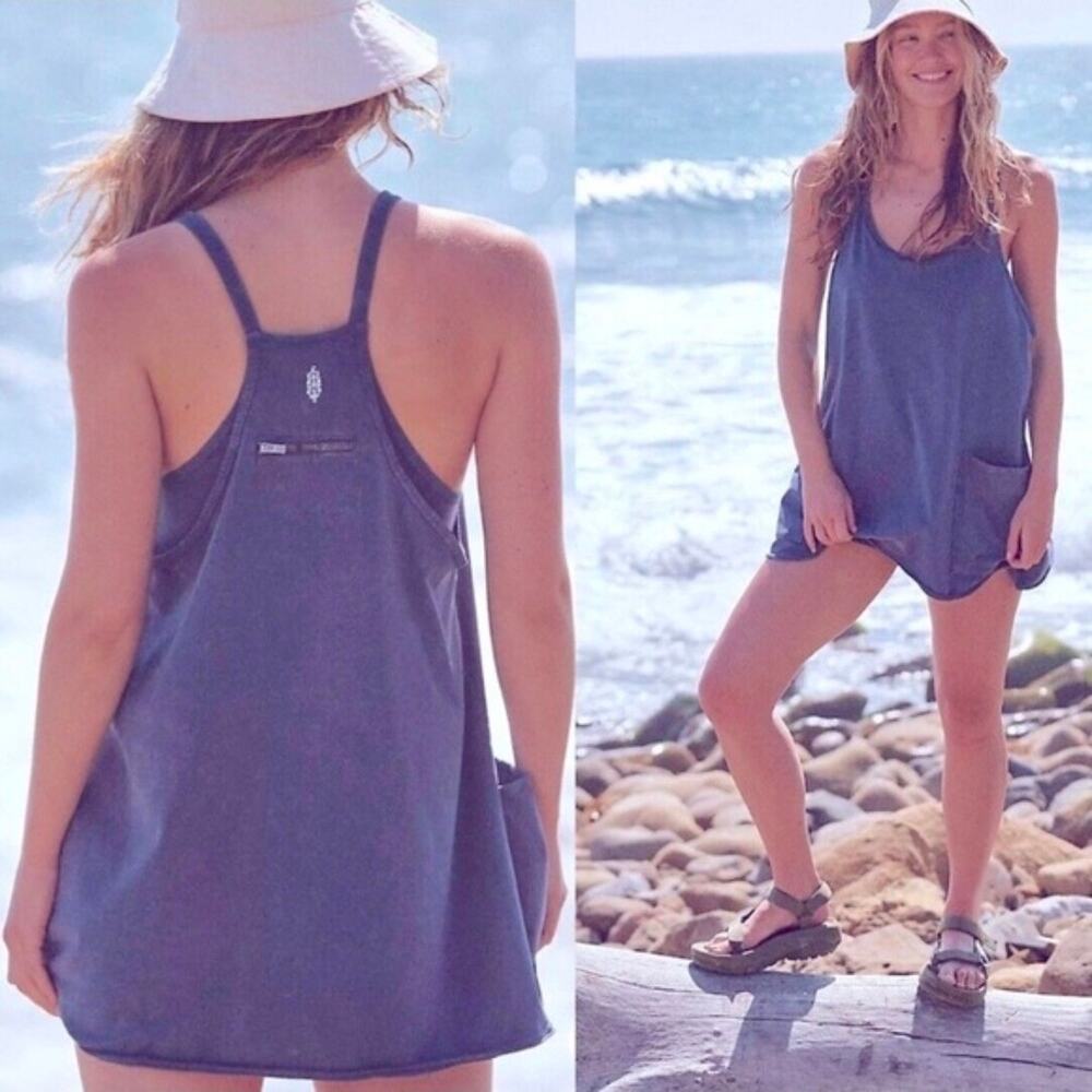 FP MOVEMENT NWOT Free People Hot Shot Onesie Purple Romper